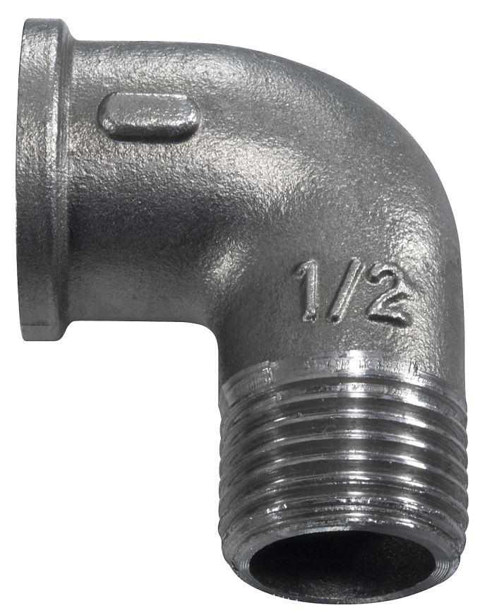 L-Stück 1/2", AG/IG, 90°