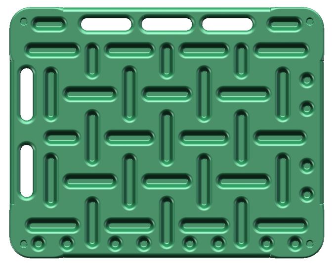 Sorting panels 45x74, green