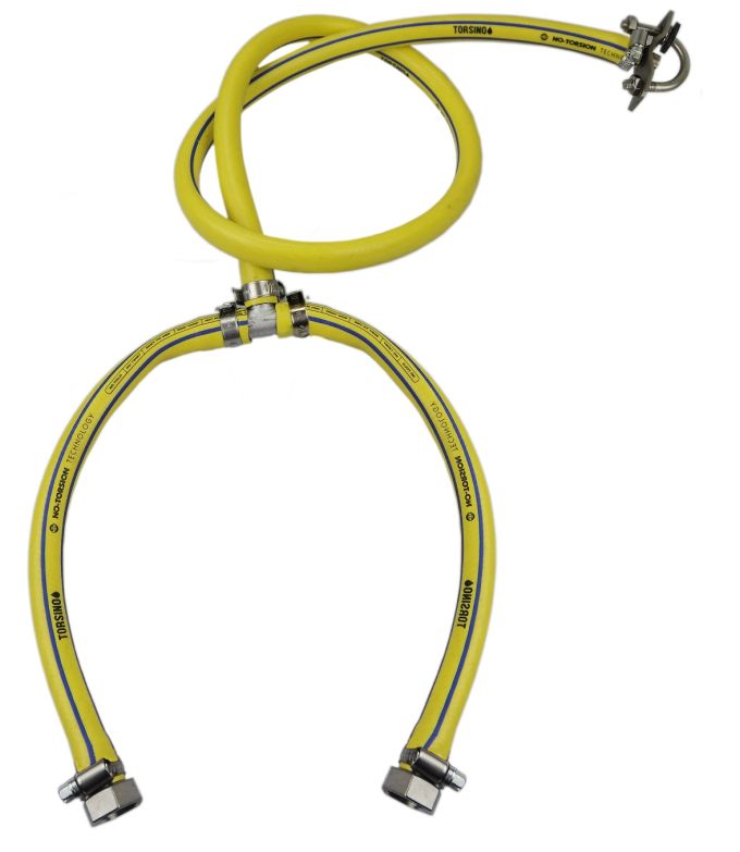 Water connection kit, double