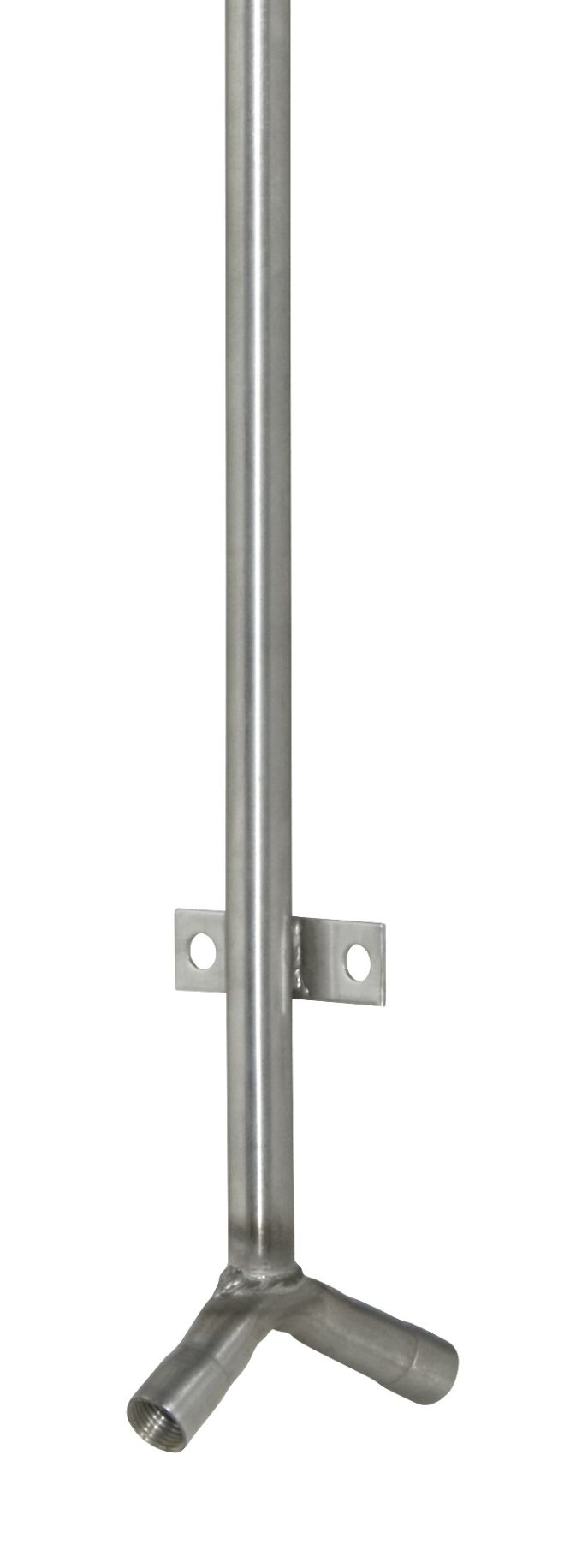 Tubo Inox, 2 salidas 1/2"30°