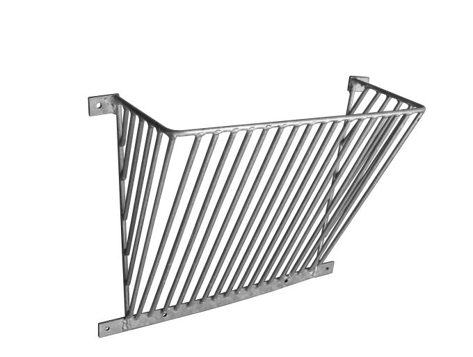 Pesebre de paja 50/55/40 galvanizado, brecha