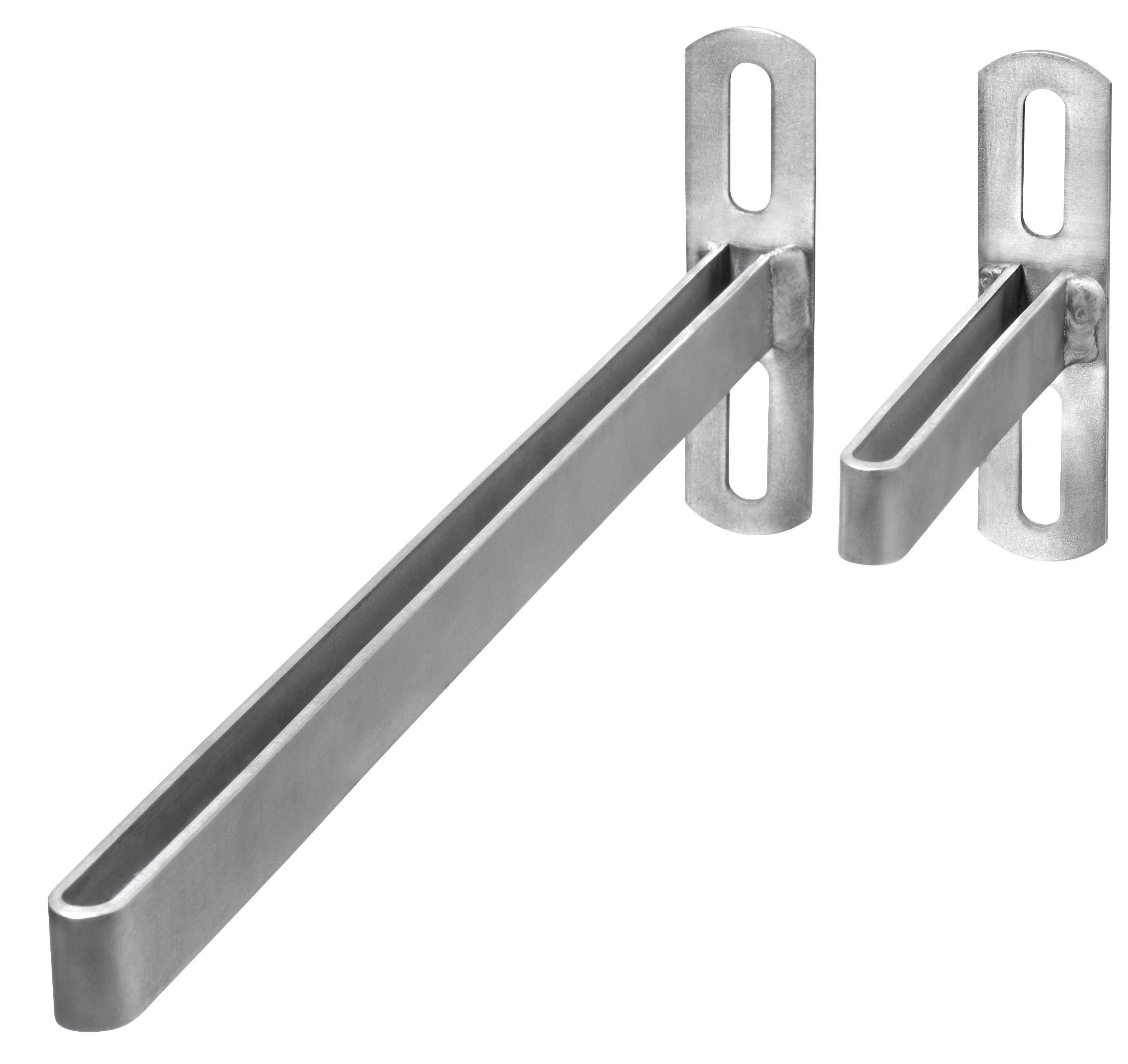 Soportes para tubos 600mm, INOX horizontal