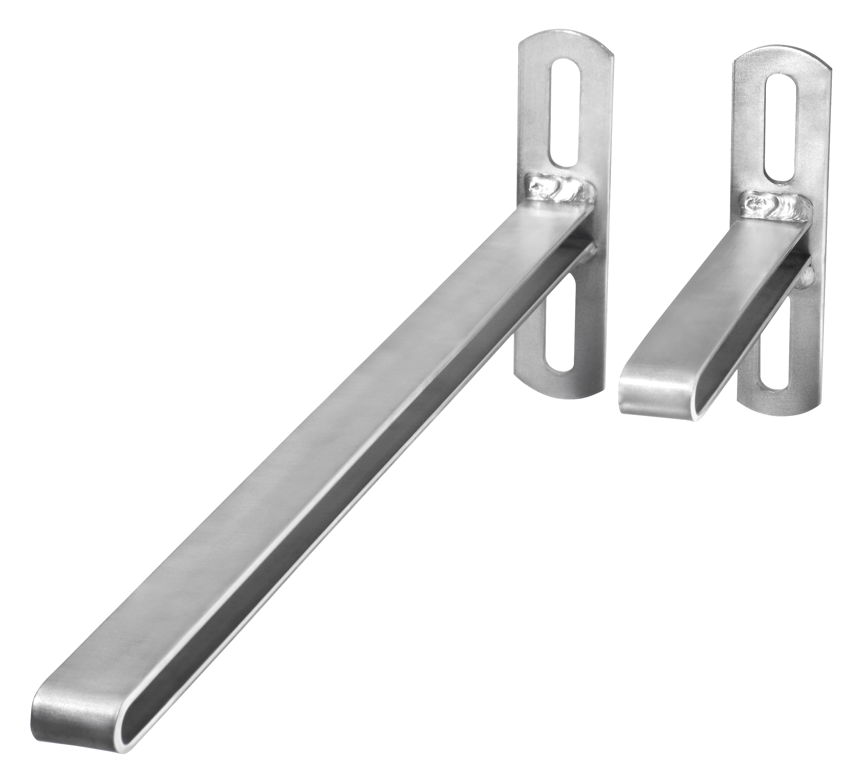 Soportes para tubos 250mm, INOX Horizontal