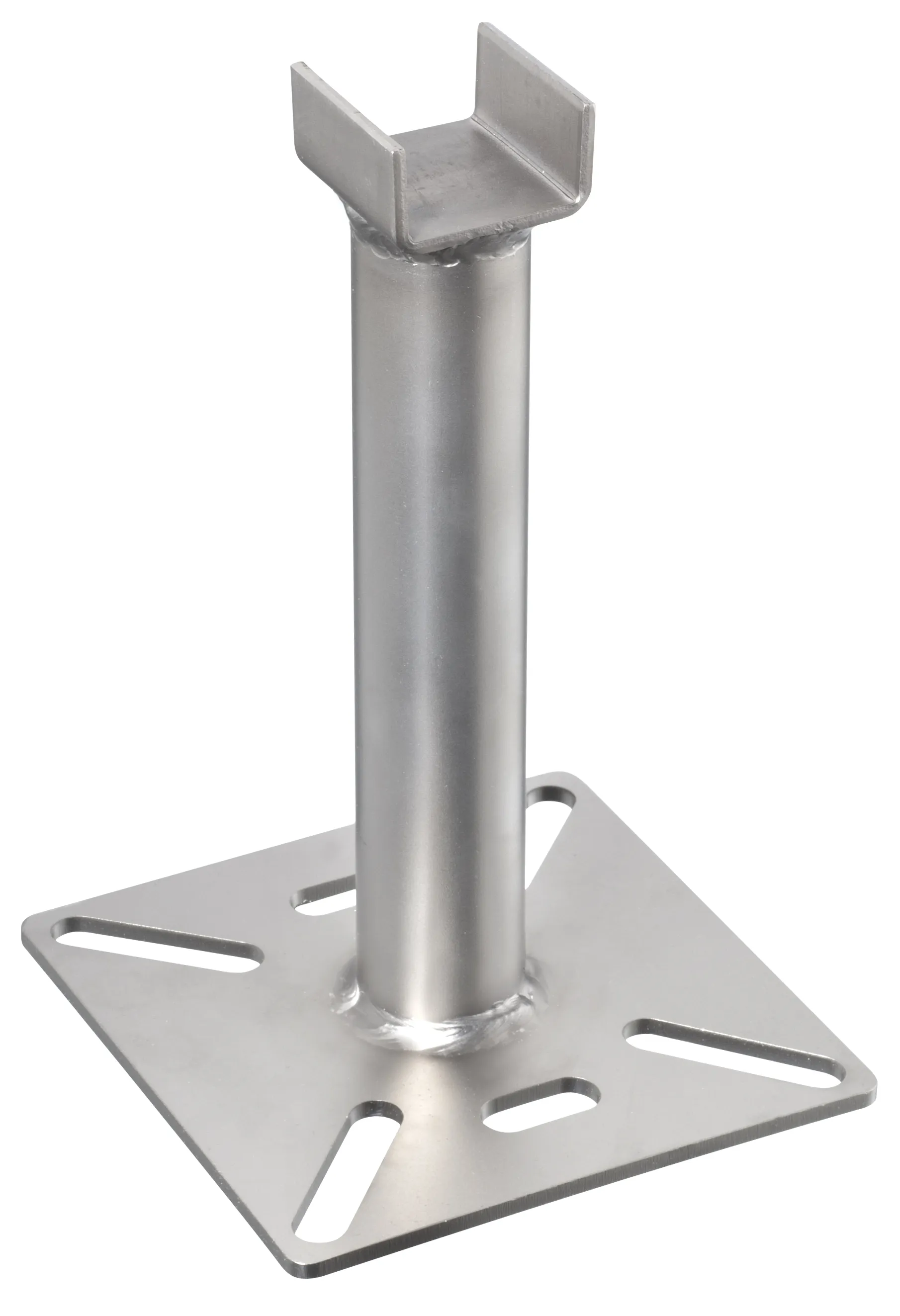 Pied de rechange, pl. 130x130 mm, Ø 33.7x2mm